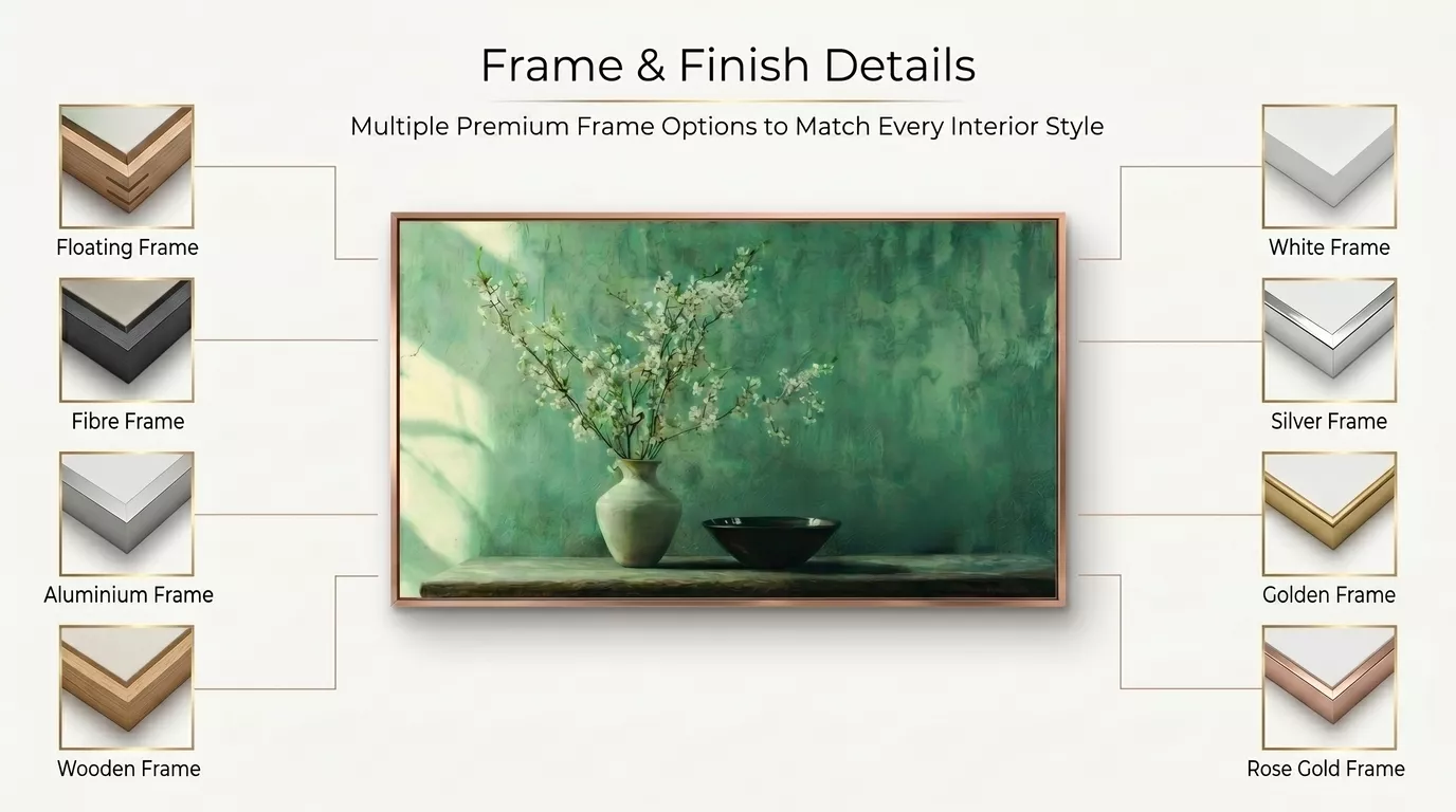 Blossom Vase Canvas Wall Art Frames