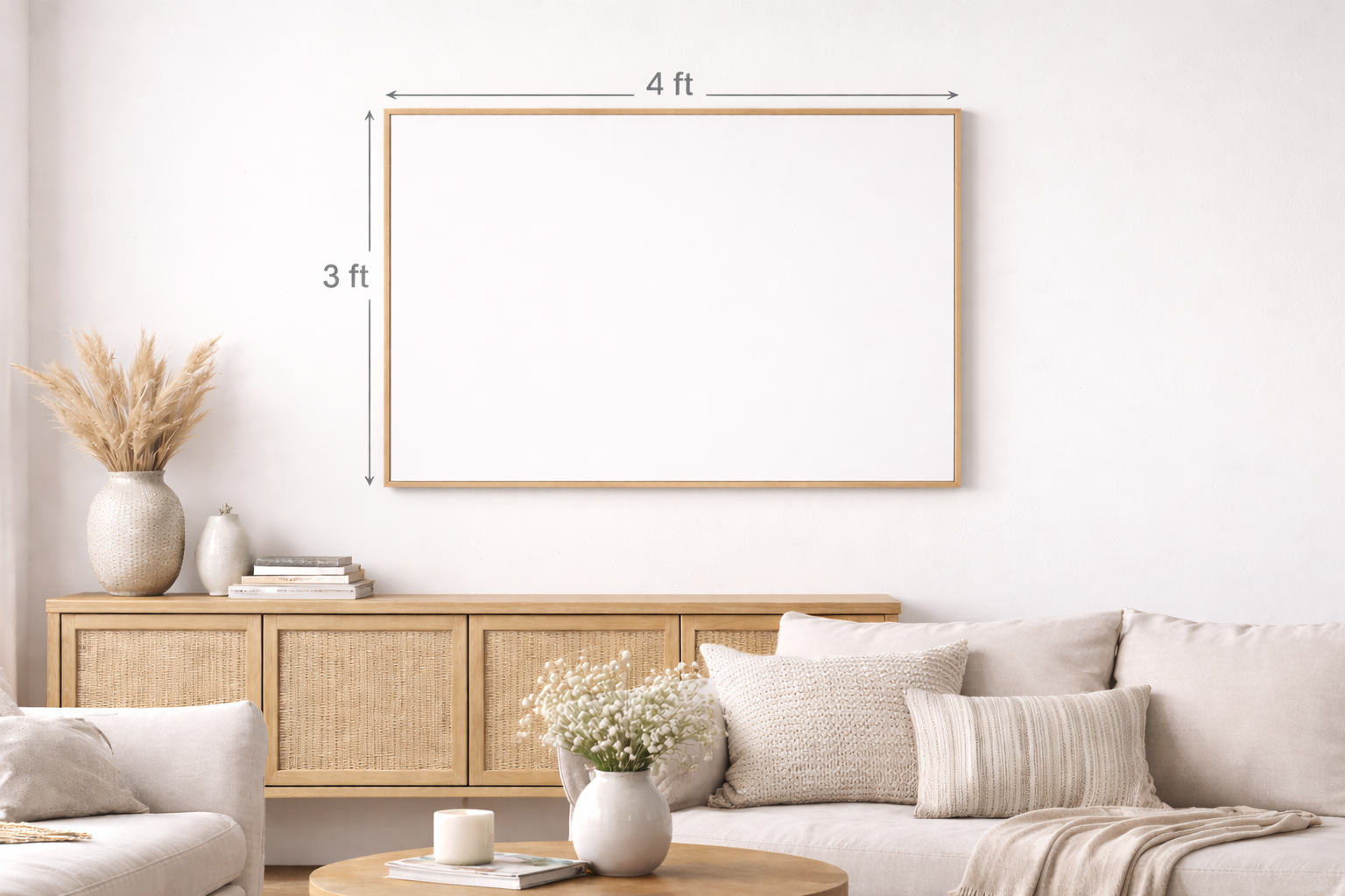 Large Landscape Canvas Print 3x4 ft