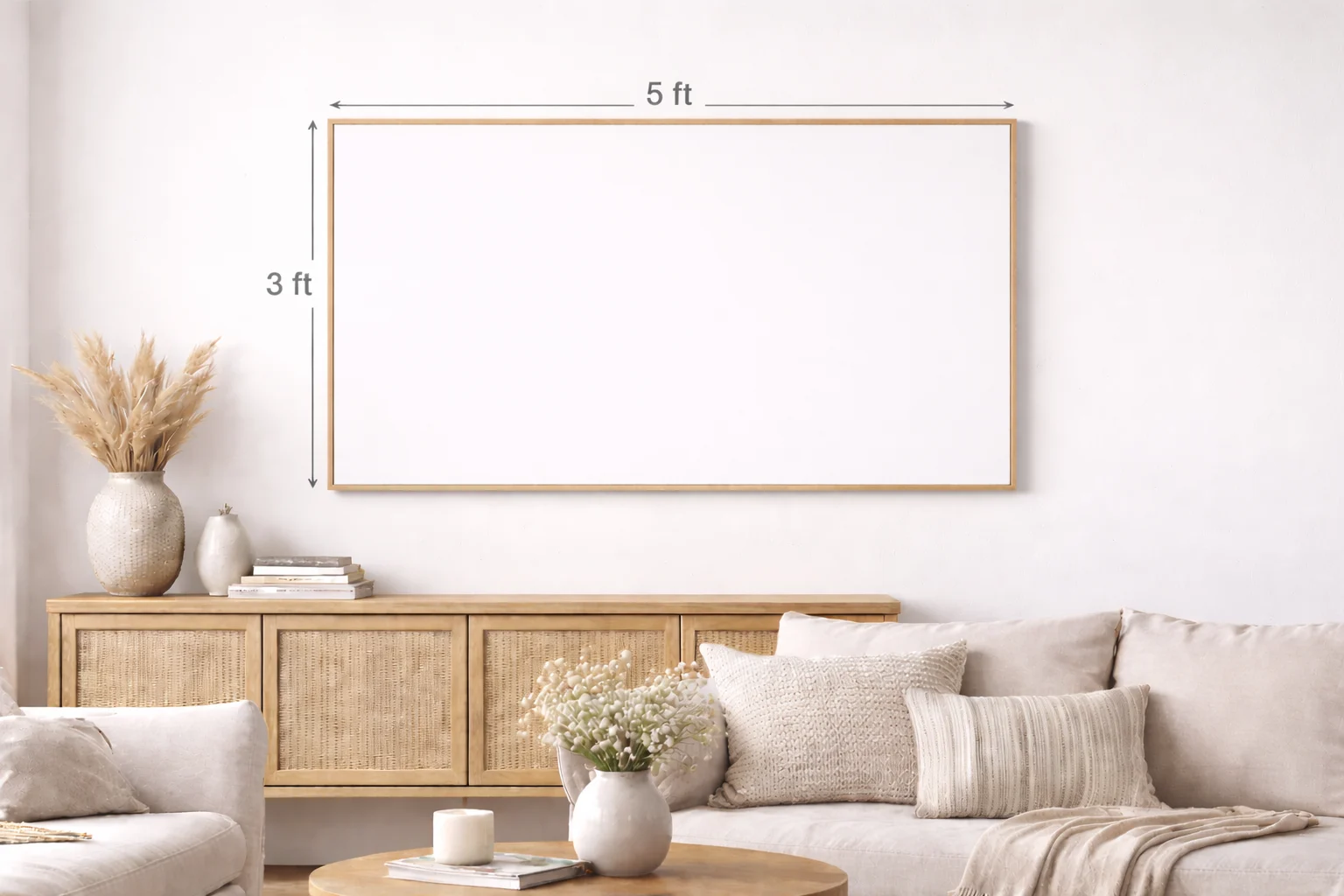Large Canvas Wall Frame
