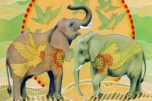 Elephant Canvas Wall Art