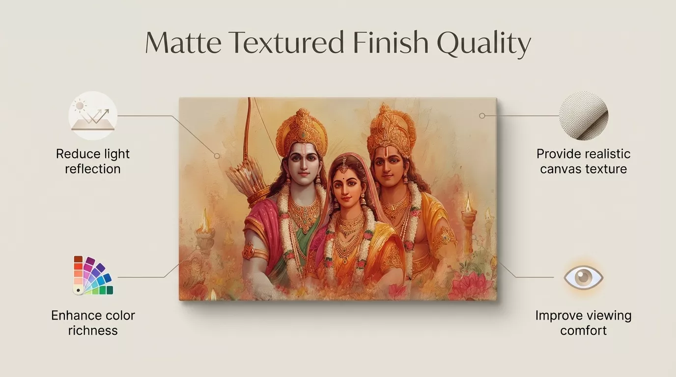 Ram Darbar Wall Art Finish Quality