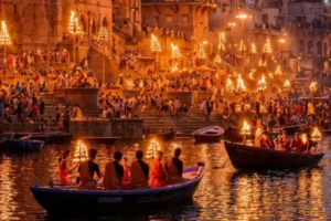 वाराणसी गंगा आरती कैनवास दीवार कला