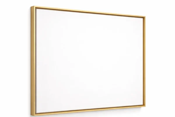 Gold Floating Frame For Canvas