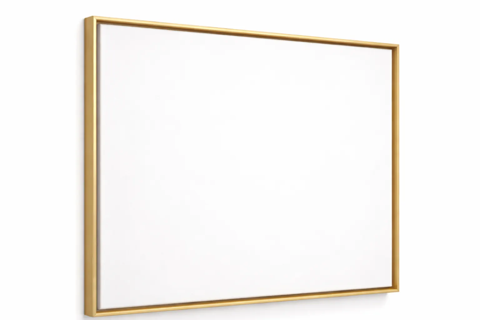 Gold Floating Frame For Canvas