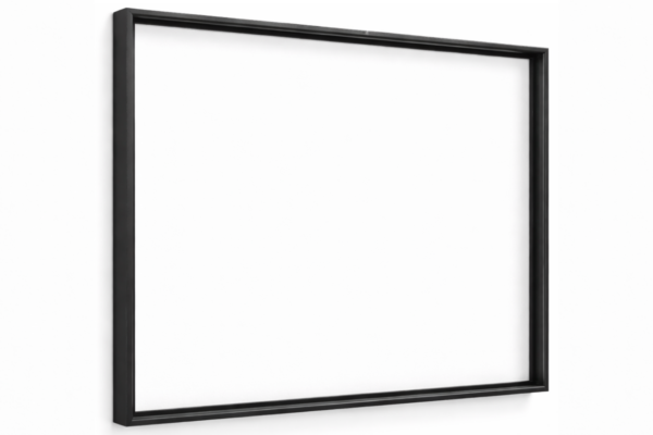 DIY floating frame for canvas