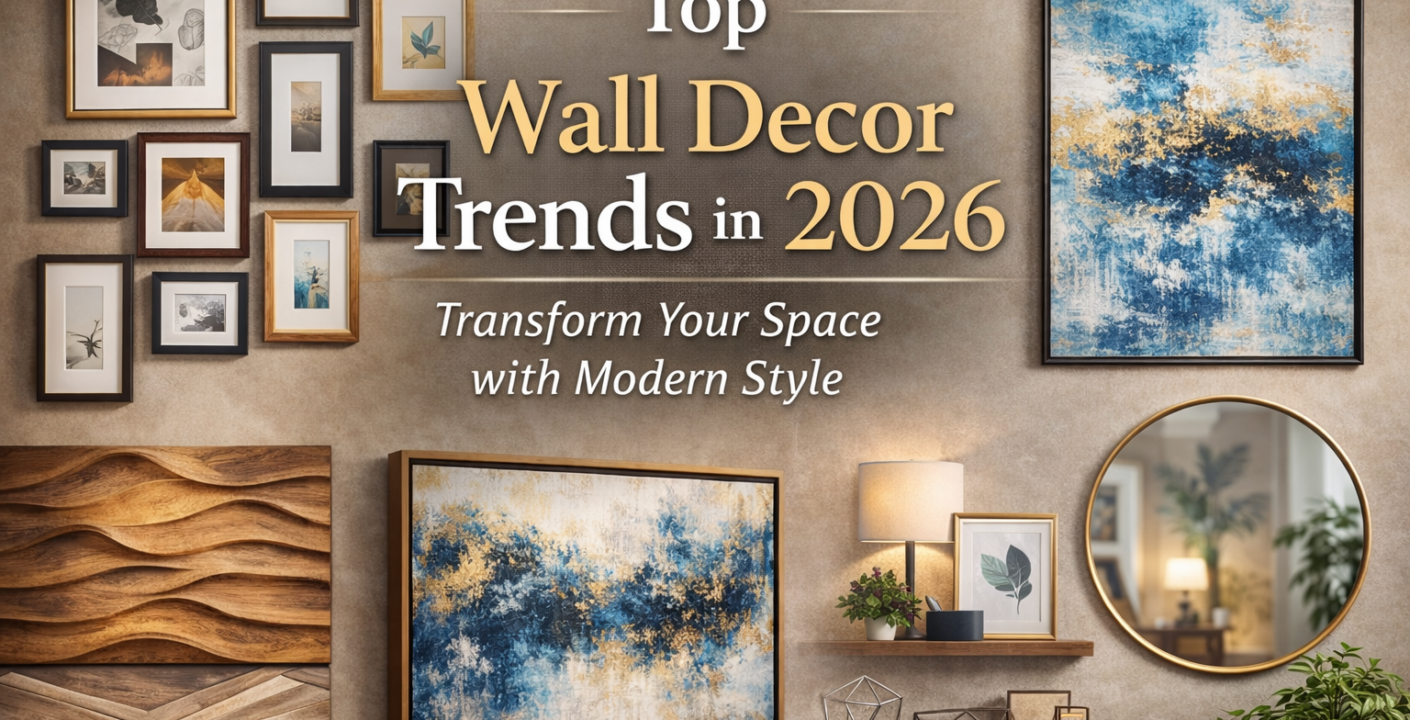 Top Wall Decor Trends in 2026