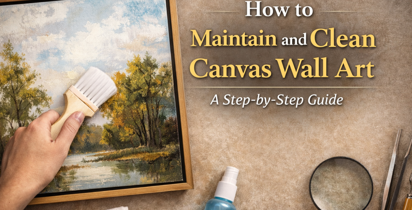 How to Maintain and Clean Canvas Wall Art