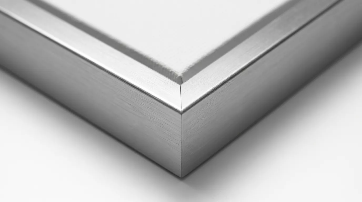 Floating Frame For Canvas Corner edge Detail