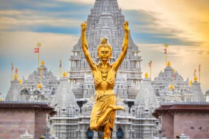 Swaminarayan Temple Canvas Wall Art