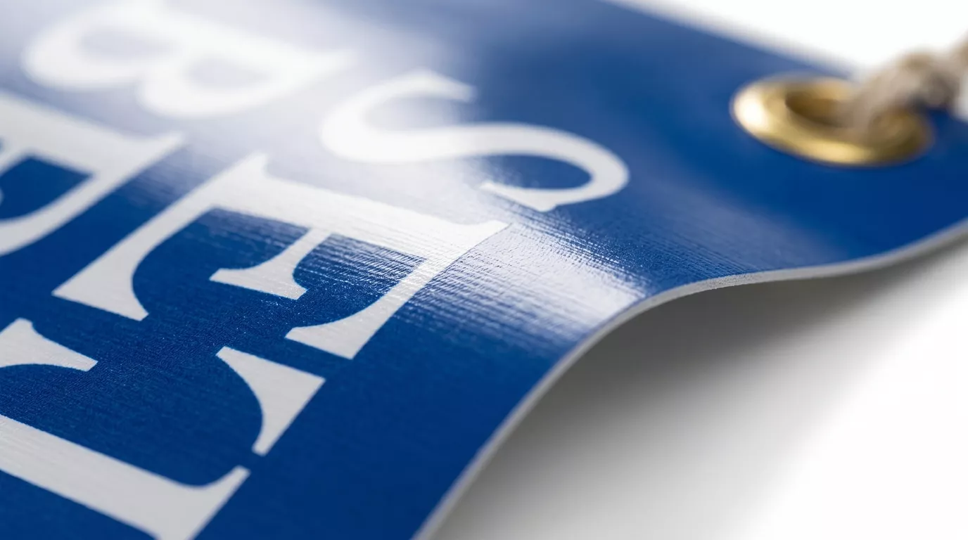 Personalized Vinyl Banners Closeup