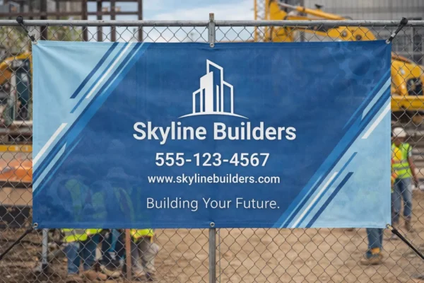 कस्टम बाड़ बैनर