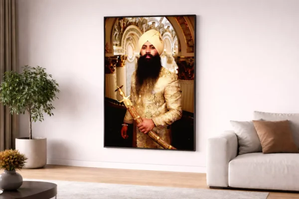 लकड़ी का पोर्ट्रेट फ़्रेम