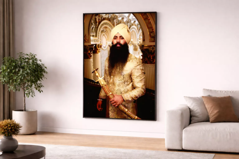 Wooden Portrait Canvas Frame