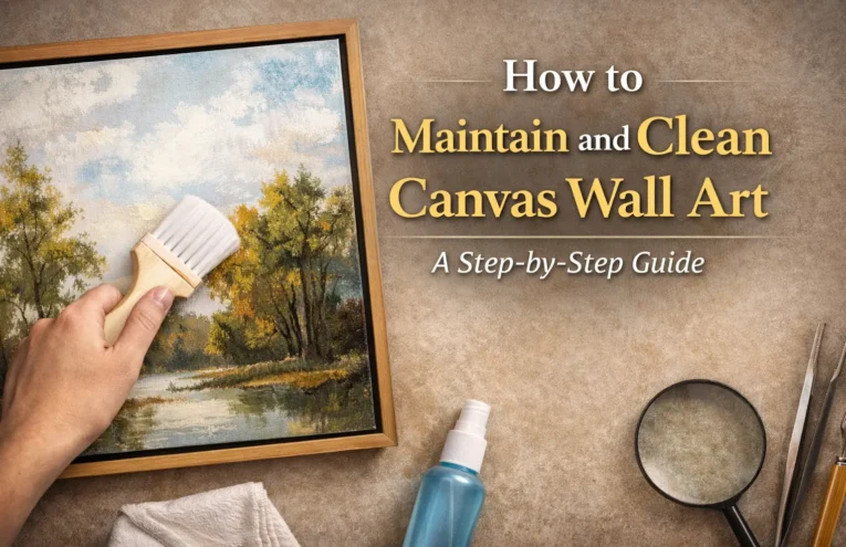 How to Maintain and Clean Canvas Wall Art