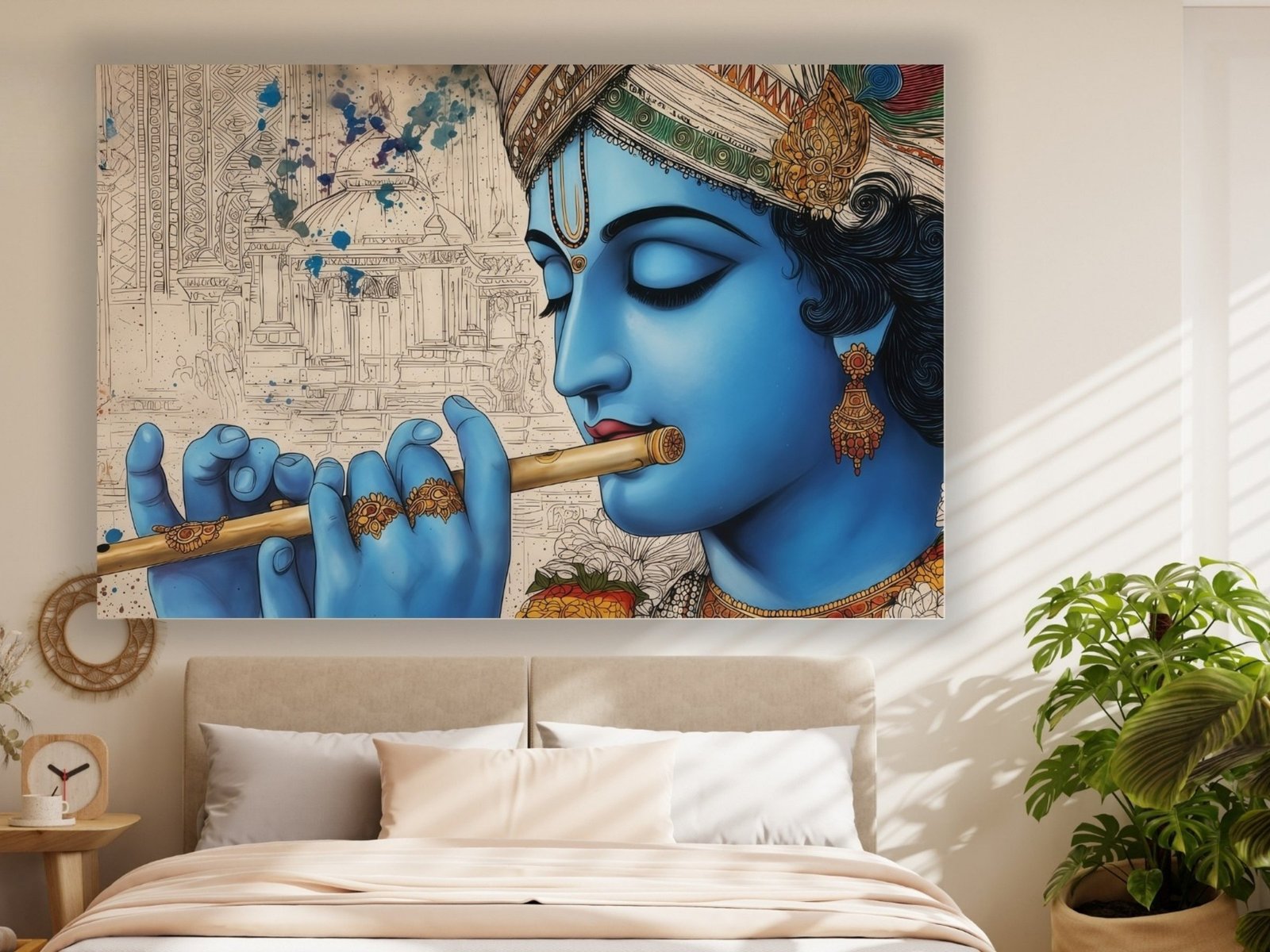 5X3 F framed canvas wall art