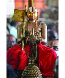 Sri Ramanuja Procession Canvas Wall Art 3x4 Feet – Floating Frame – Premium Digital Canvas Print – Living Room & गृह आध्यात्मिक दीवार सजावट