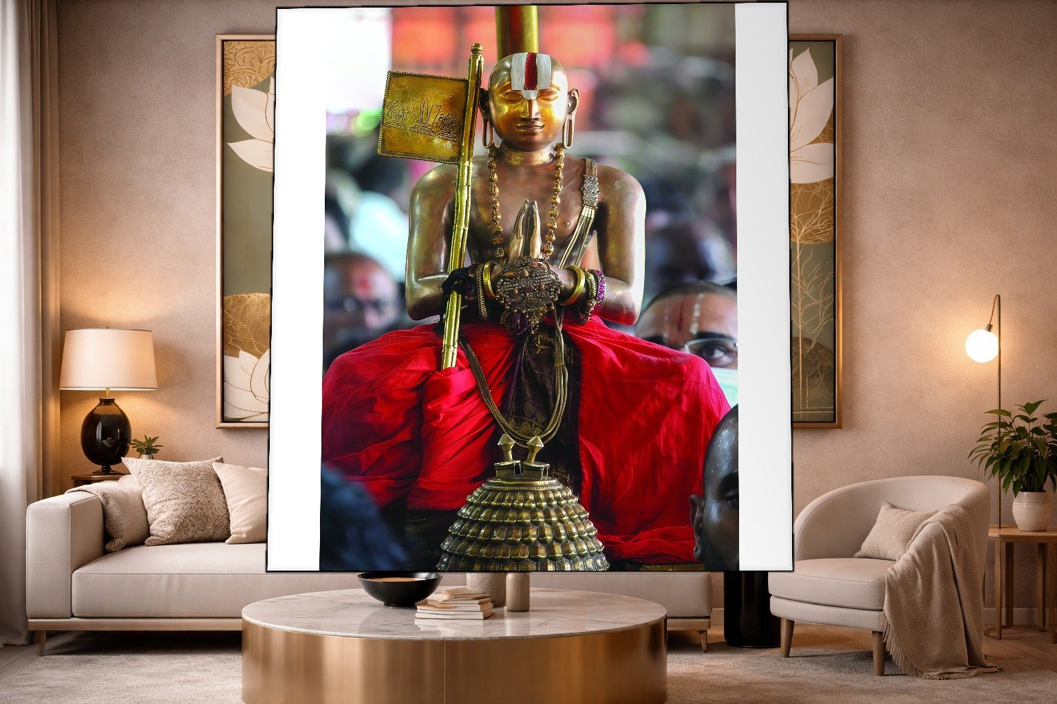 Sri Ramanuja Procession canvas wall art placement