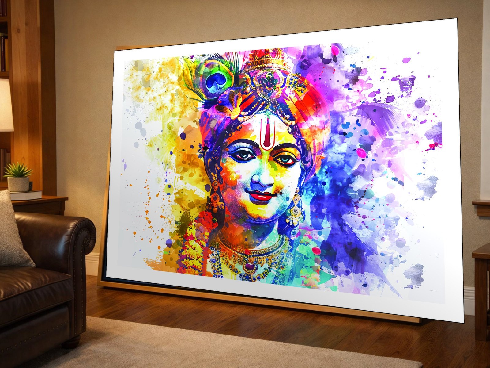 Krishna Art framed canvas wall art