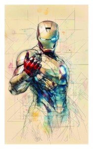 Iron Man Portrait Canvas Wall Art 3x4 Feet – Floating Frame – Premium Digital Canvas Print – Living Room & Home Spiritual Wall Décor