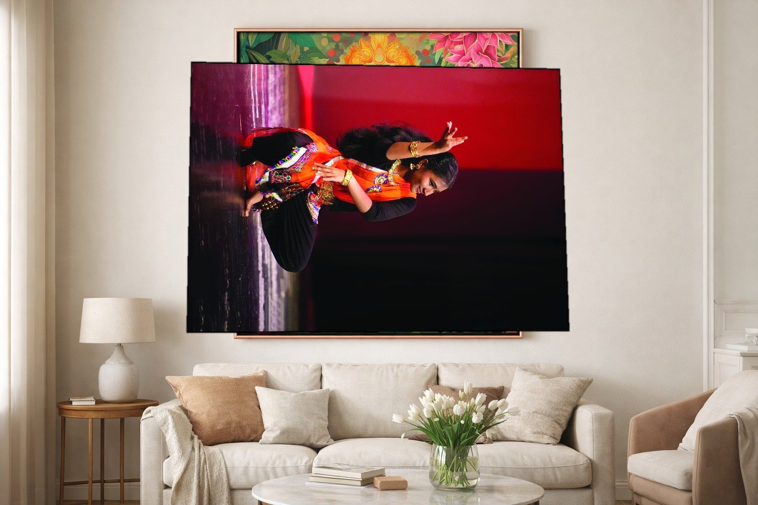 Dancer on Stage canvas wall art placement