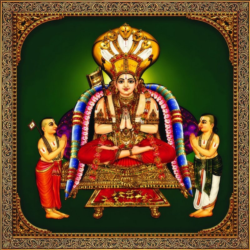 tanjore acharya panel canvas wall art