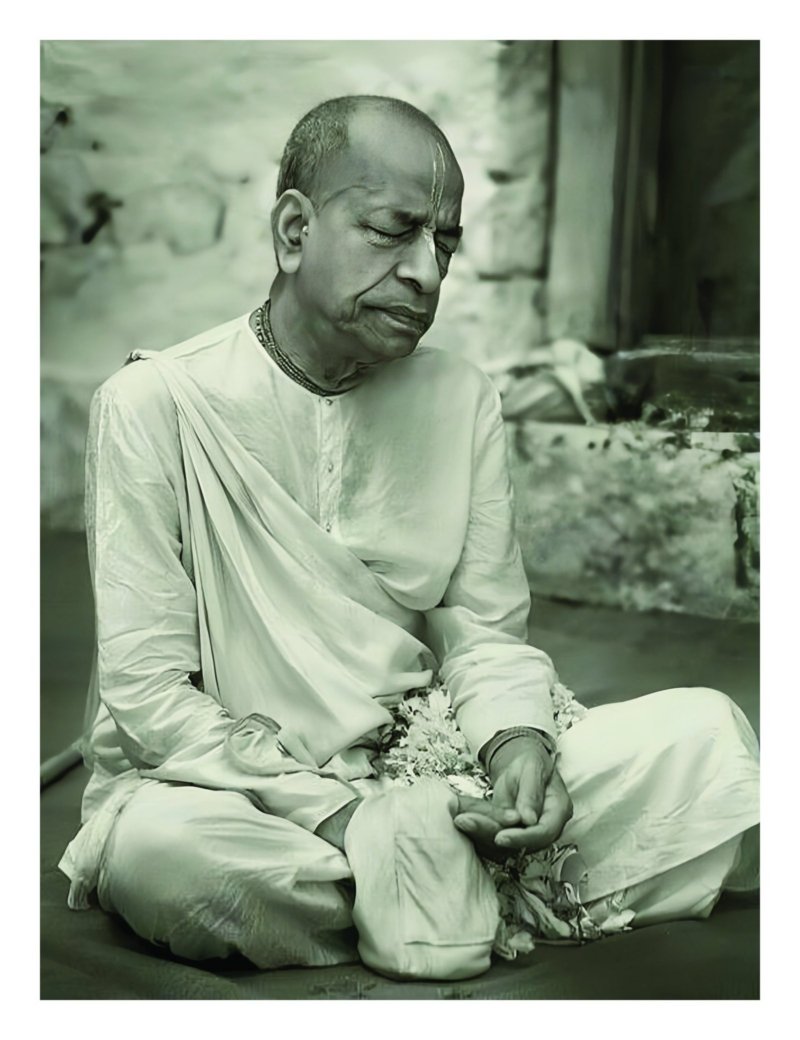 sadhu in contemplation canvas wall art
