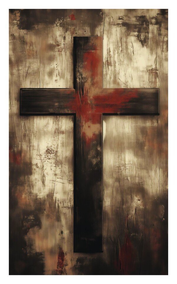 cross of faith canvas wall art