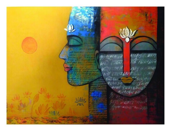 buddha art canvas wall art