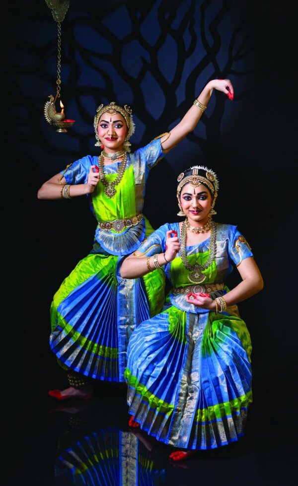 dancers in duet canvas wall art