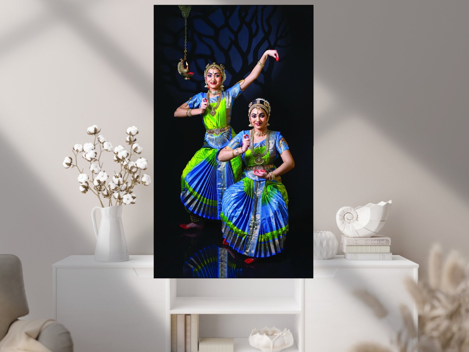 Dancers in Duet canvas wall art placement