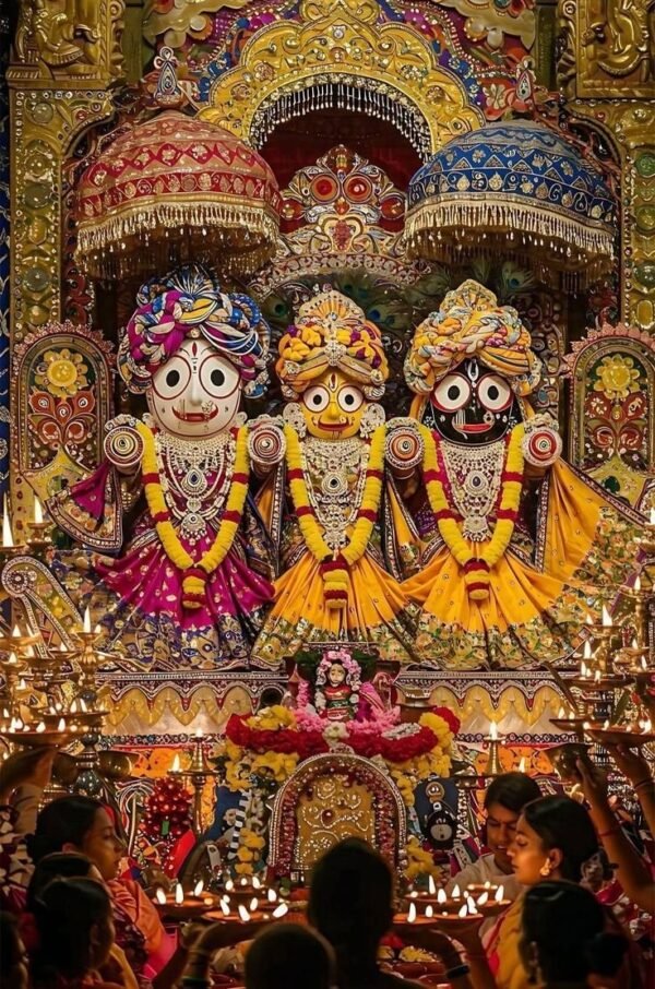 jagannath art canvas wall art