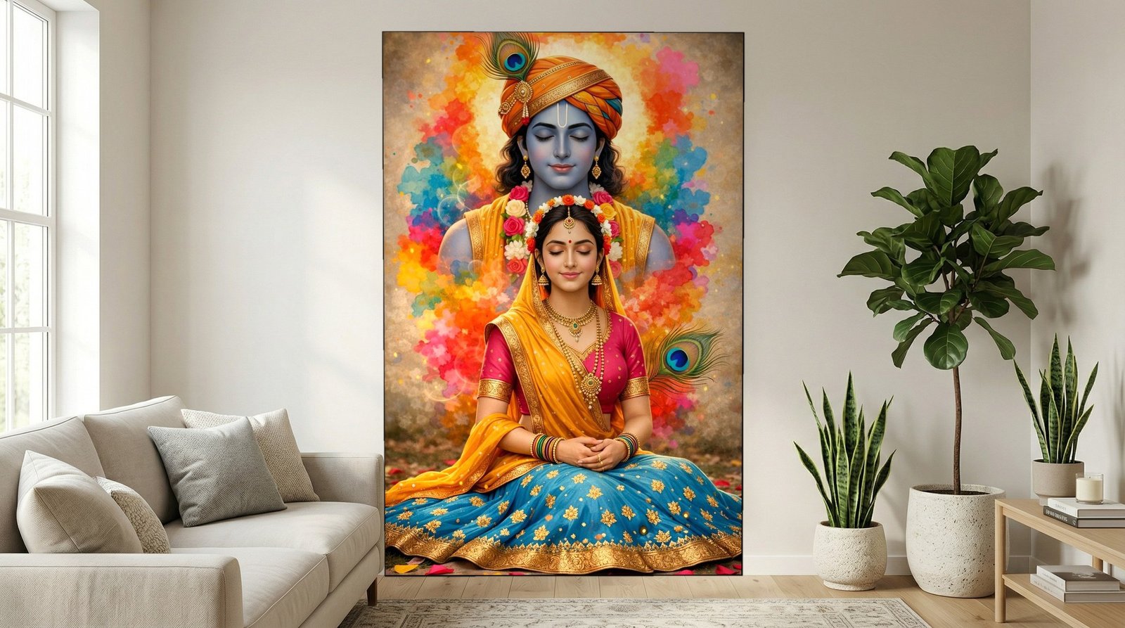 Devotion in Color Mist canvas wall art placement
