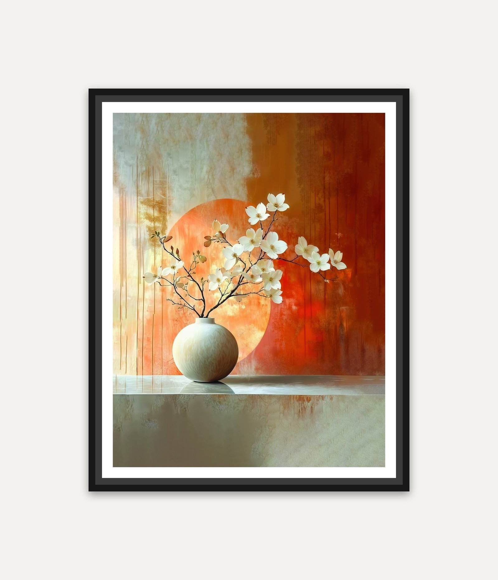 3x4_New2(4')@300x-100 framed canvas wall art