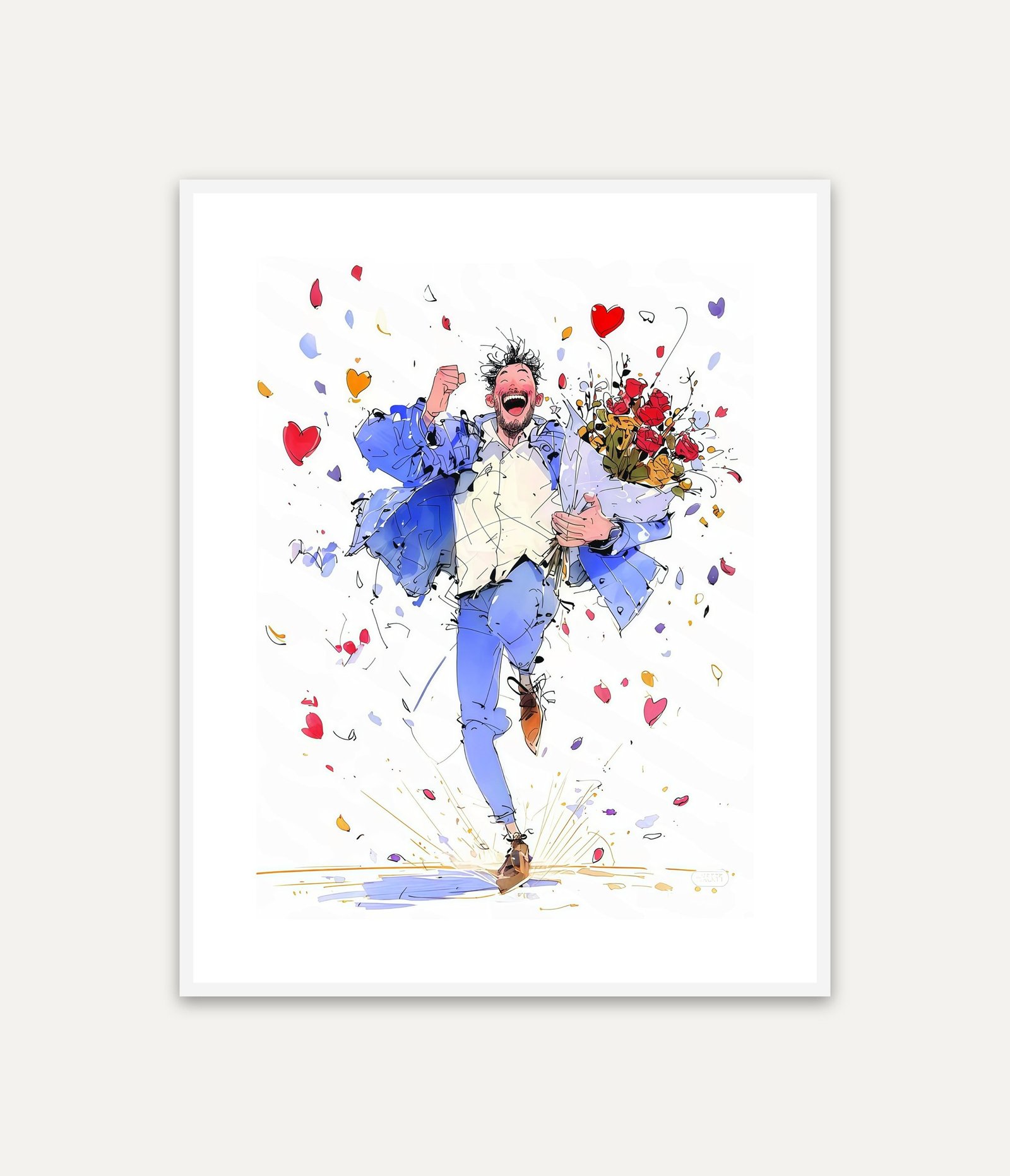3x4 Q canvas wall art placement
