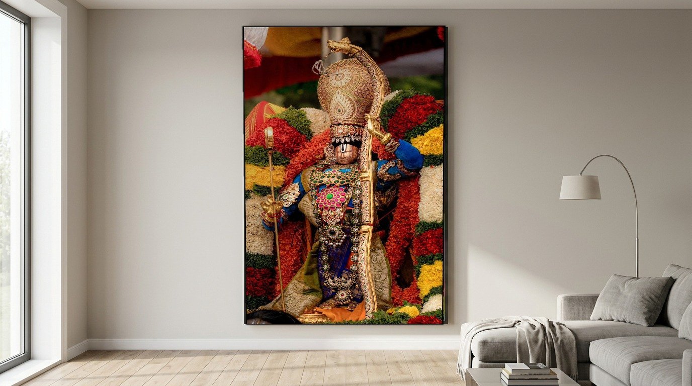 Kodanda Rama Utsavam canvas wall art placement