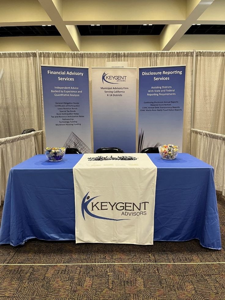Printed Table Covers & Exhibition Table Throws